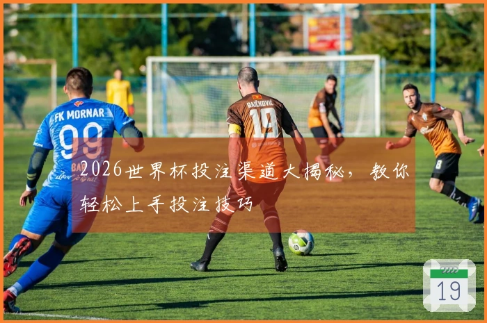 2026世界杯投注渠道大揭秘，教你轻松上手投注技巧
