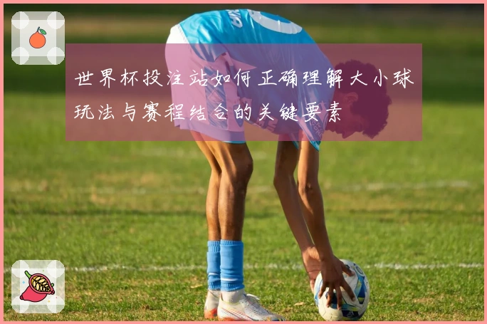 世界杯投注站如何正确理解大小球玩法与赛程结合的关键要素