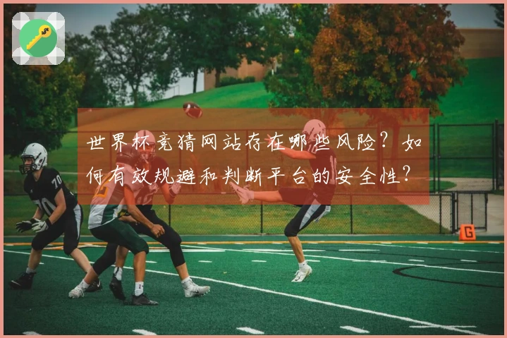 世界杯竞猜网站存在哪些风险？如何有效规避和判断平台的安全性？